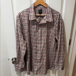 Jos. A. Bank Multicolor Plaid Button Down Shirt